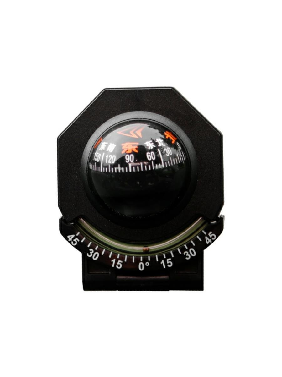 In the outdoors, a guided ball, a high-precision car, a compass with a nightlight car sloper multi-purpose pointer