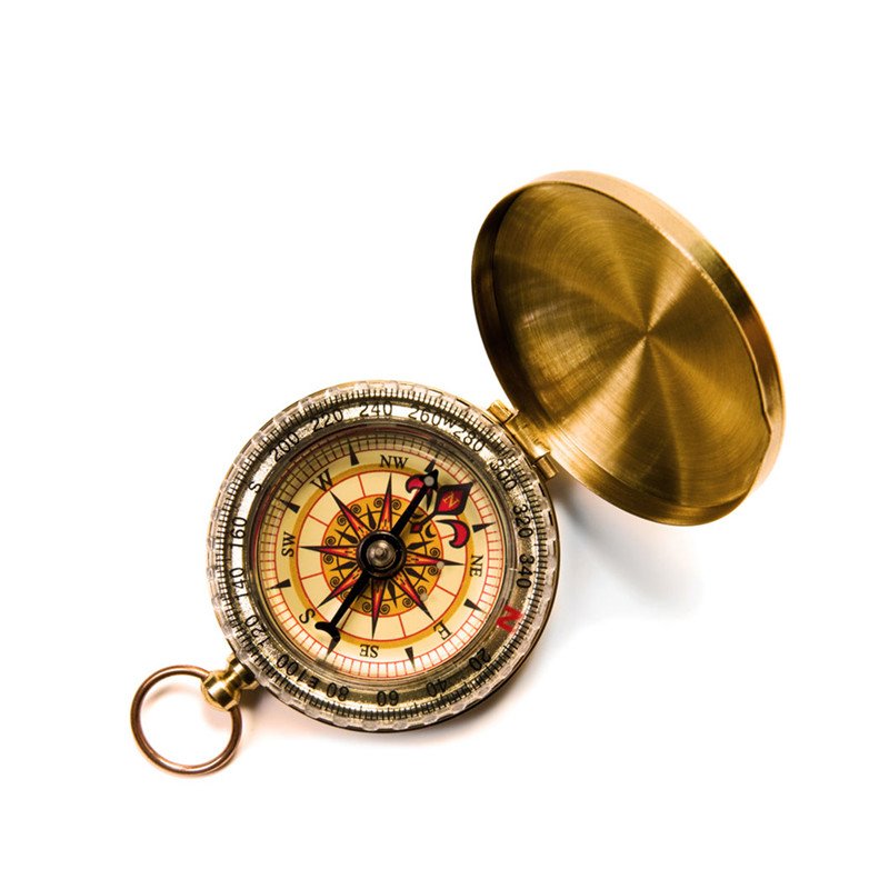OSTE G50A PURE BRASS TWIRLING A WATCHOUT GUIDE POINTER NORTH
