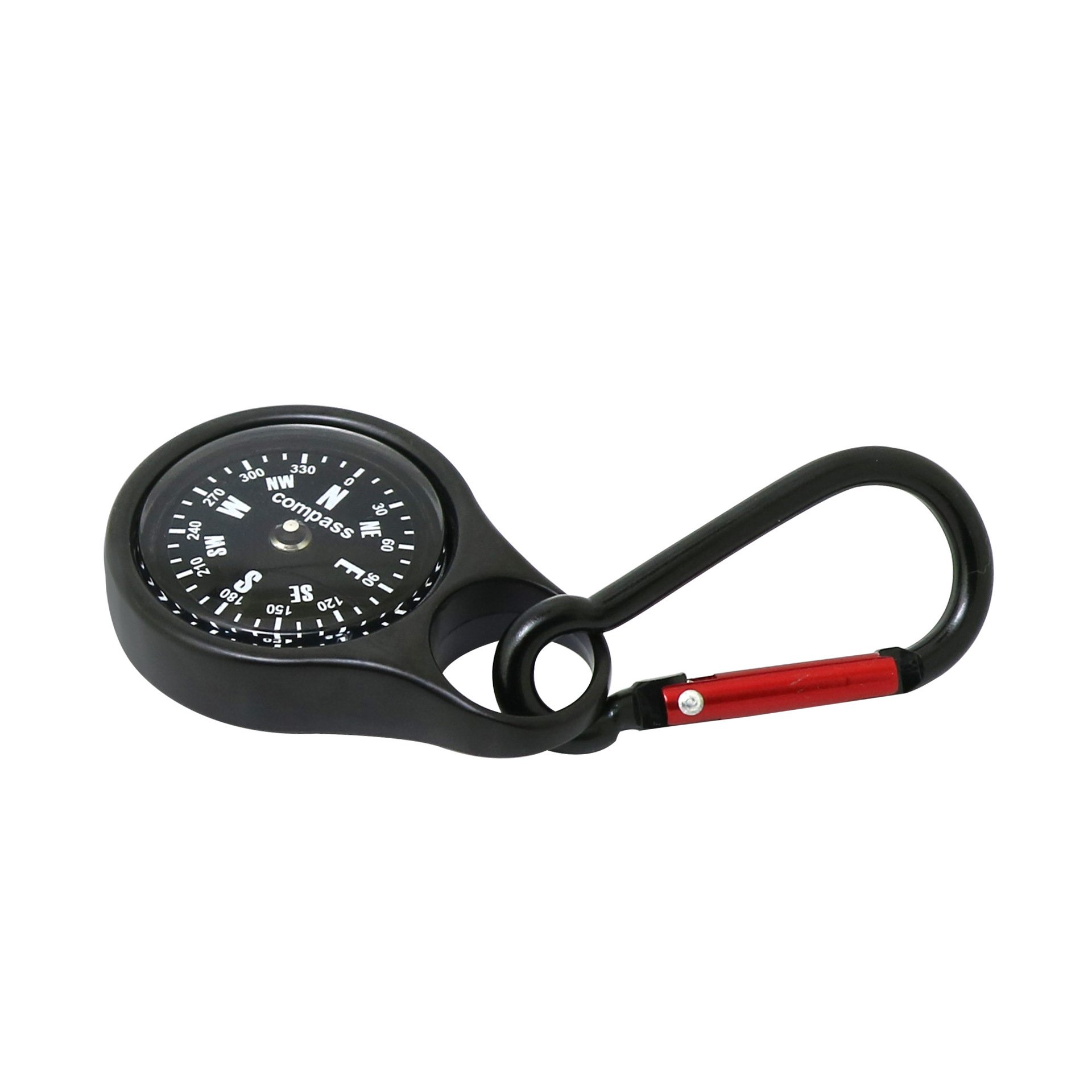 The factory's metal-mounted outside key buttons tied to a mini compass pointing north with it