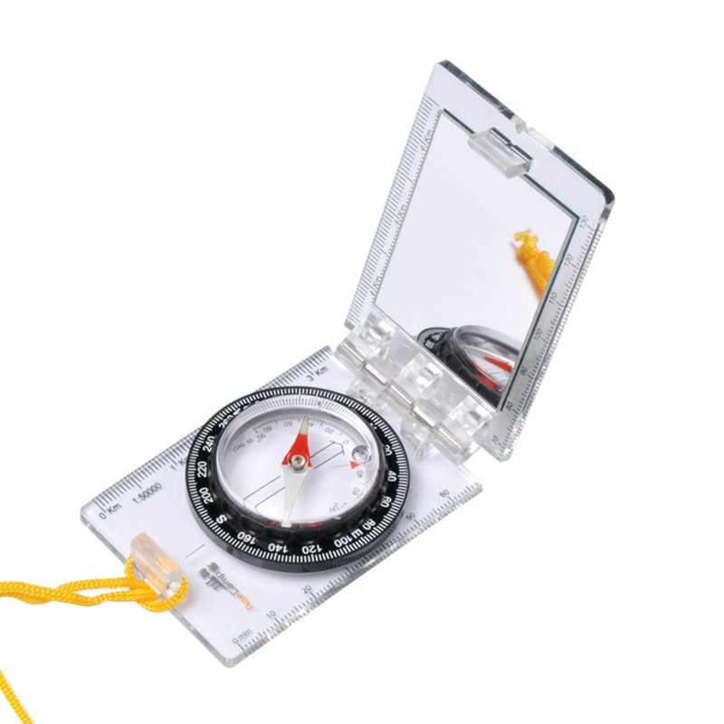 Acecamp's guide to the high-precision mountain climber wheel points to the north pointer