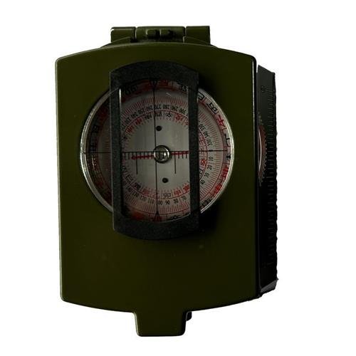 An automatic rotation of a high-precision night-light compass inside the 24 Mountain Geographic Guide, a specialized version of the Proxleo mountain