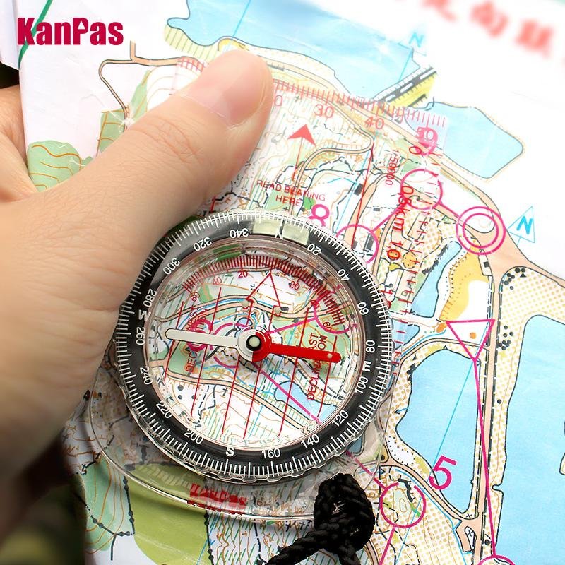 The Kanpas outdoor map-show map indicates a high-magnetic scale of the north-directed cross-country compass