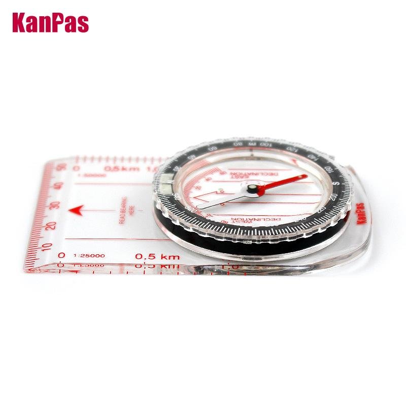 The Kanpas outdoor map-show map indicates a high-magnetic scale of the north-directed cross-country compass