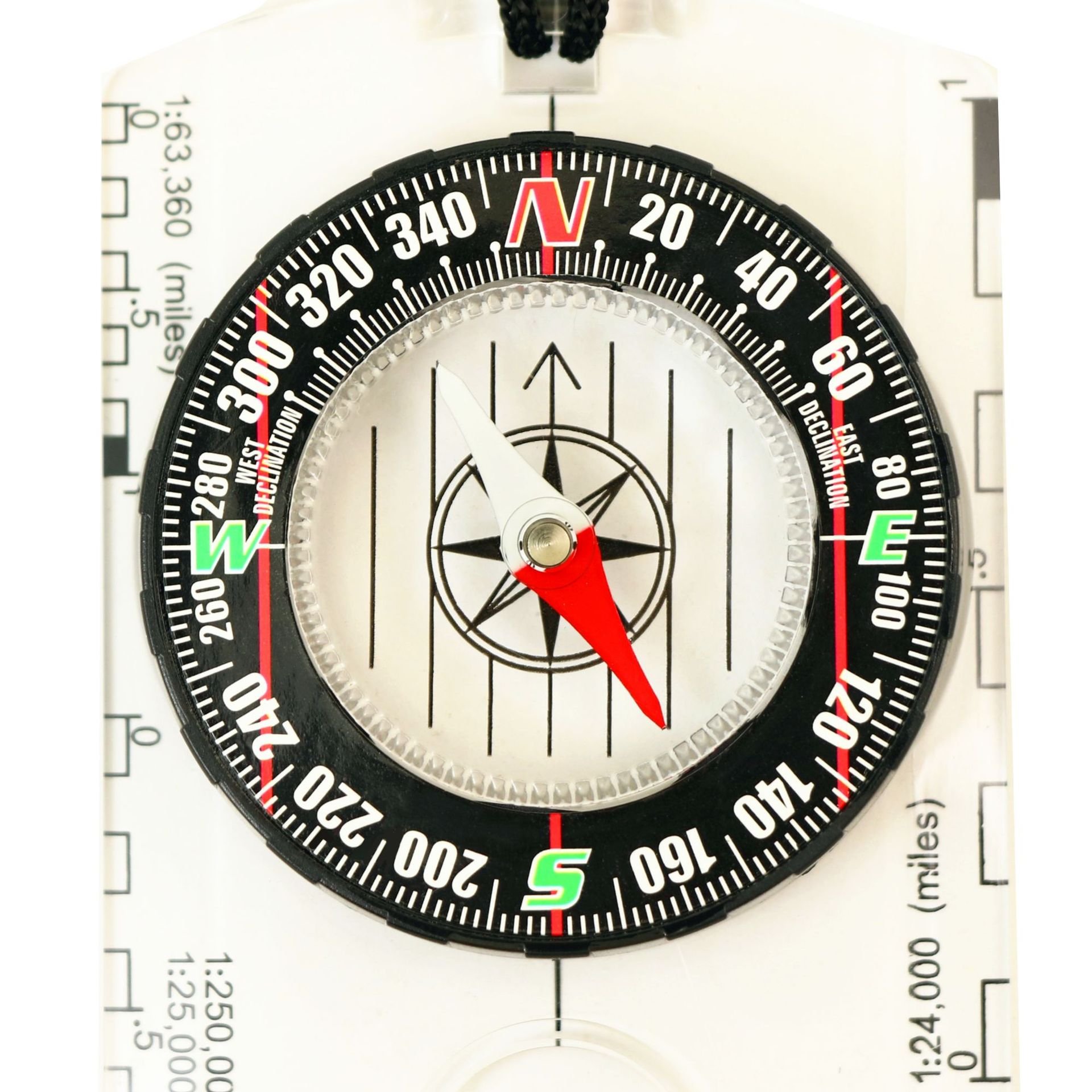 THE NEW DC361 MAP RULER COMPASS WITH A SCALE MAGNIFIER