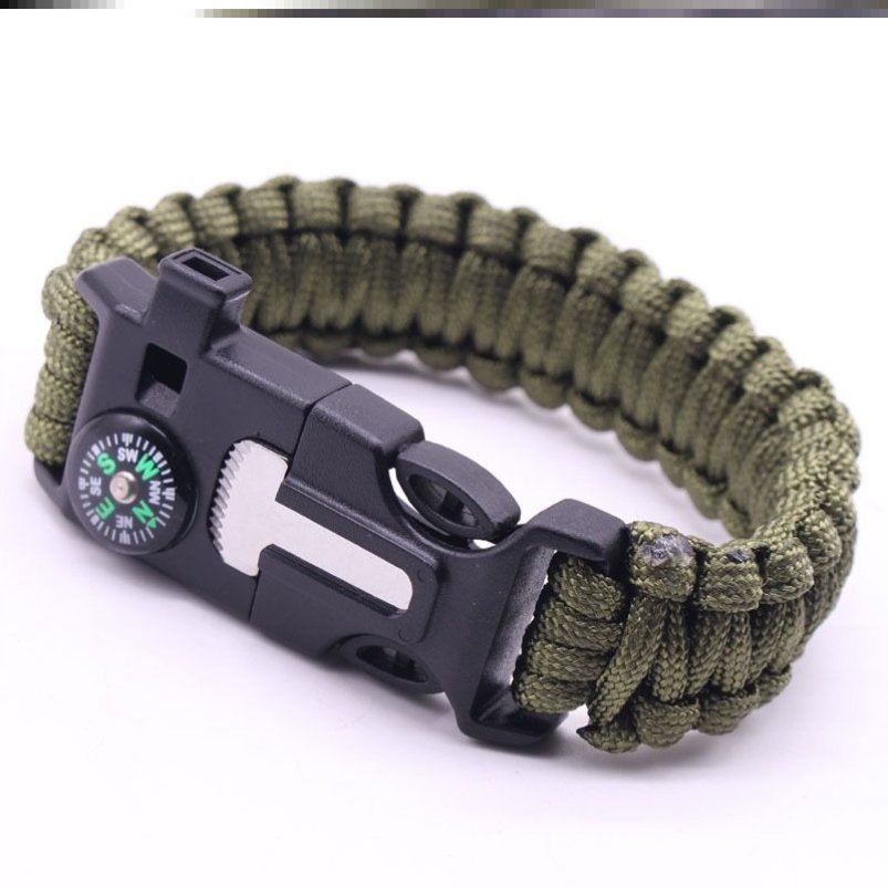 Multi-purpose outdoor umbrella bracelet firestone guidelines, life-rescue ropes, emergency survival equipment for rescue posts