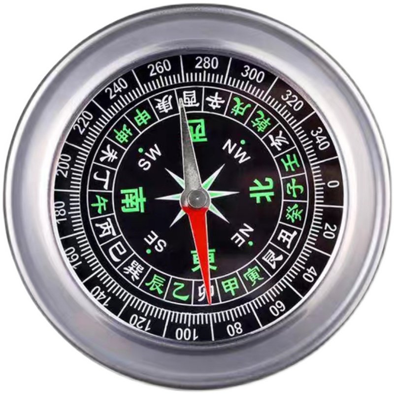 A compass with a mini-high-precision, impregnated steel, a full-blown waterproof camper