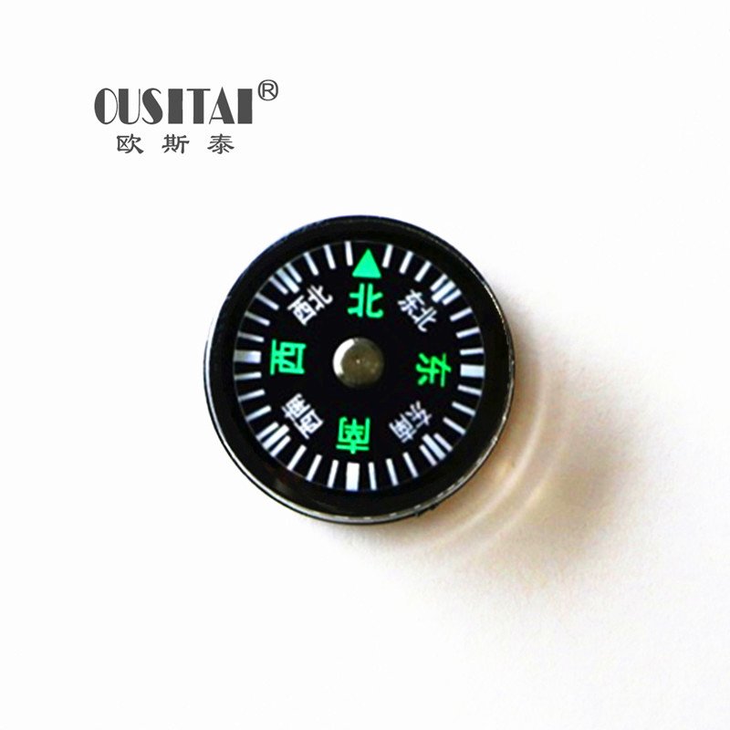 A BUTTON COMPASS FOR OSTET'S HIGH-PRECISION 22MM MICRO-DIRECTIONAL NORTHERLY GIFT SPARES