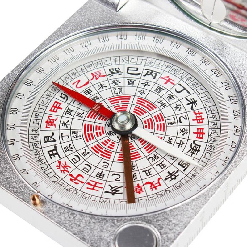 HALBIN HIGH-ACCURACY GEOLOGICAL PALETTE FS-60 PORTABLE POCKET LODGE POINTING NORTH WINDWATER COMPASS