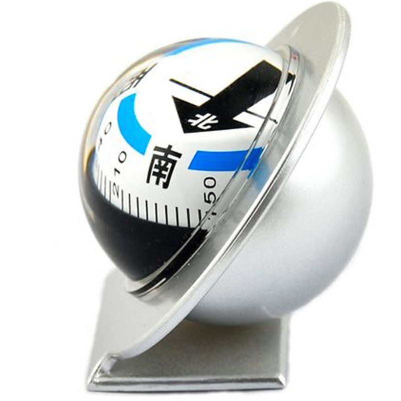 Car compass, disk-sucking 360-degree wheel-car guide ball, car compass