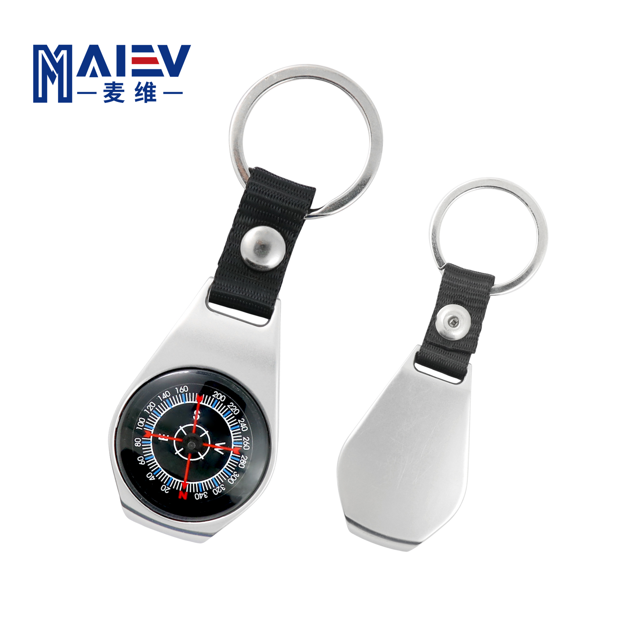 An outdoor compass for high-precision primary school students with a child-minus pointer key button
