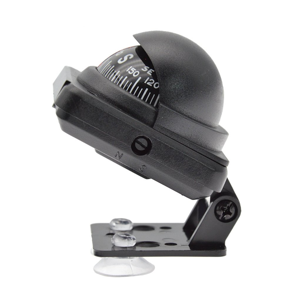 High-precision yachts use a vehicle-mounted guided ball compass to point to the northern compass