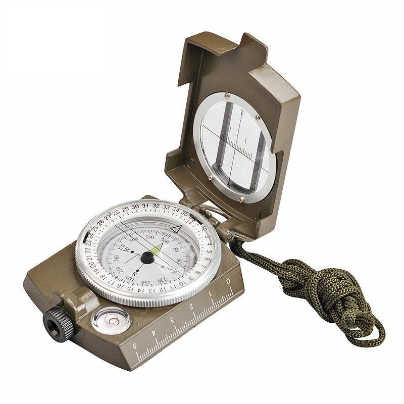 On the outdoors, with a cross-country precision needle, a multi-purpose compass, the students are pointing to the northern pin geographer