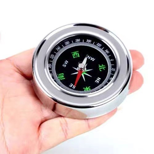 60mm stainless steel compass pointer north