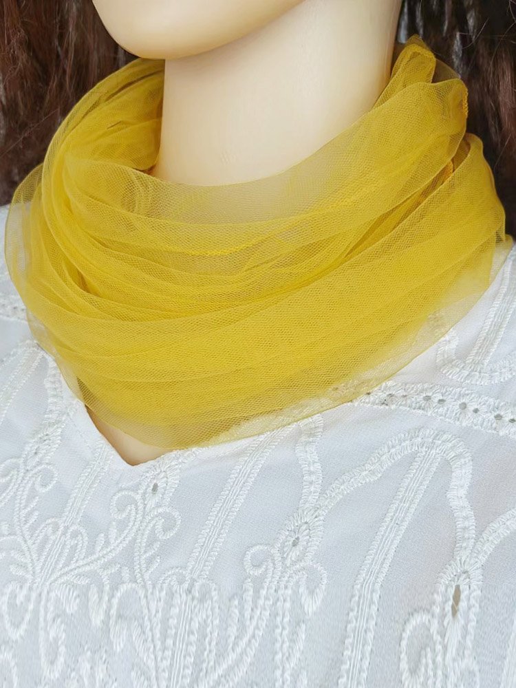 The sweet lady with a little tweezer on her neck