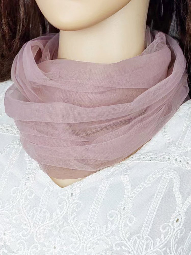 The sweet lady with a little tweezer on her neck