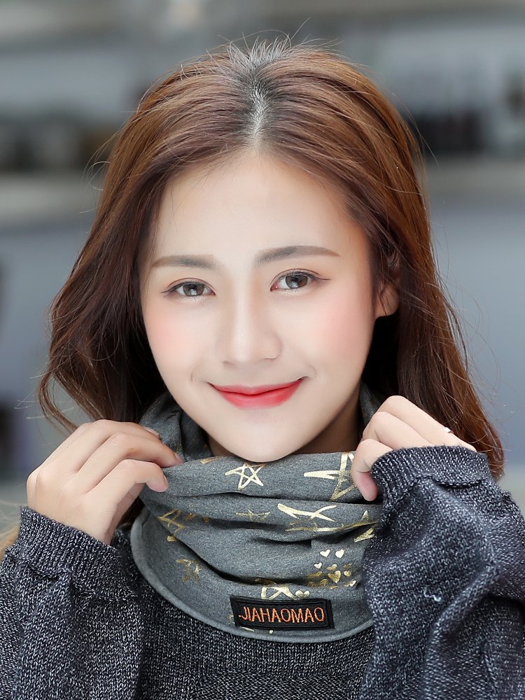 2024 Warm Warm Girl's Winter New Girl with a cyclist mask and a thick neck vertebrae