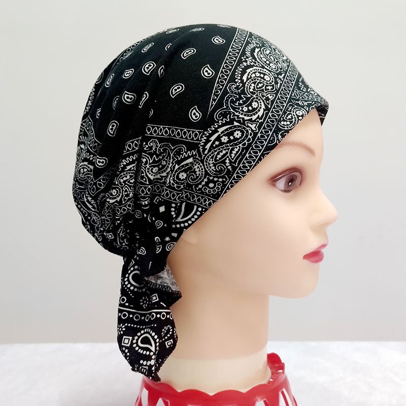 He's got a turban that he's wearing after a summer turban head surgery
