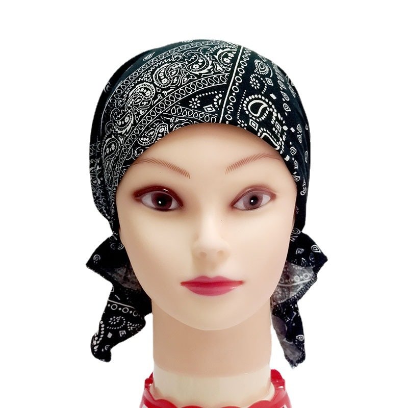 He's got a turban that he's wearing after a summer turban head surgery
