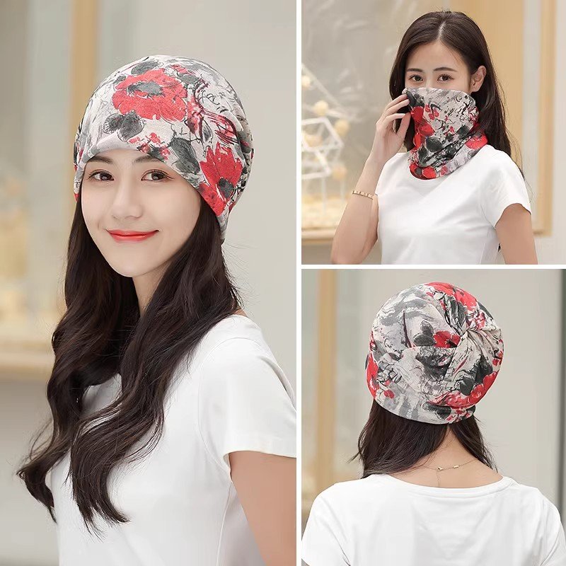 Ms. Queen of the Nation's Frozen Hat on a gas turban and shawl