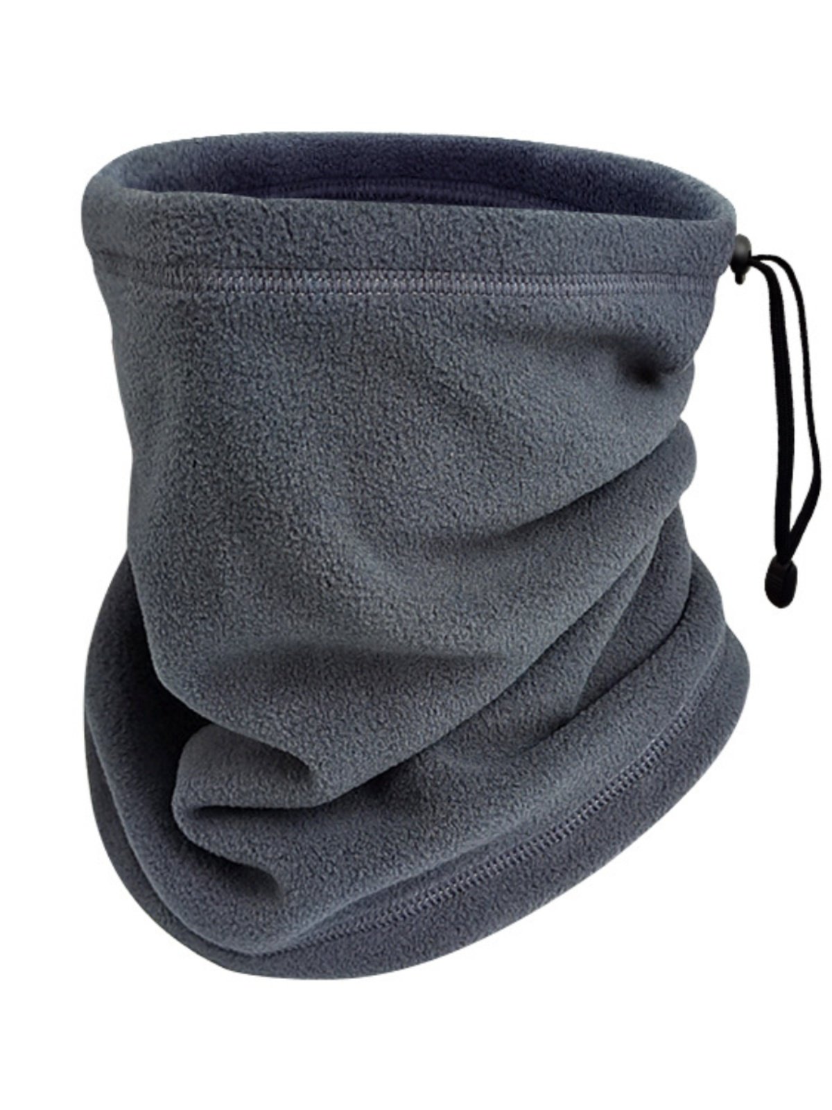 In the winter, twitching velvet twits on the outside of the cycling husk turban