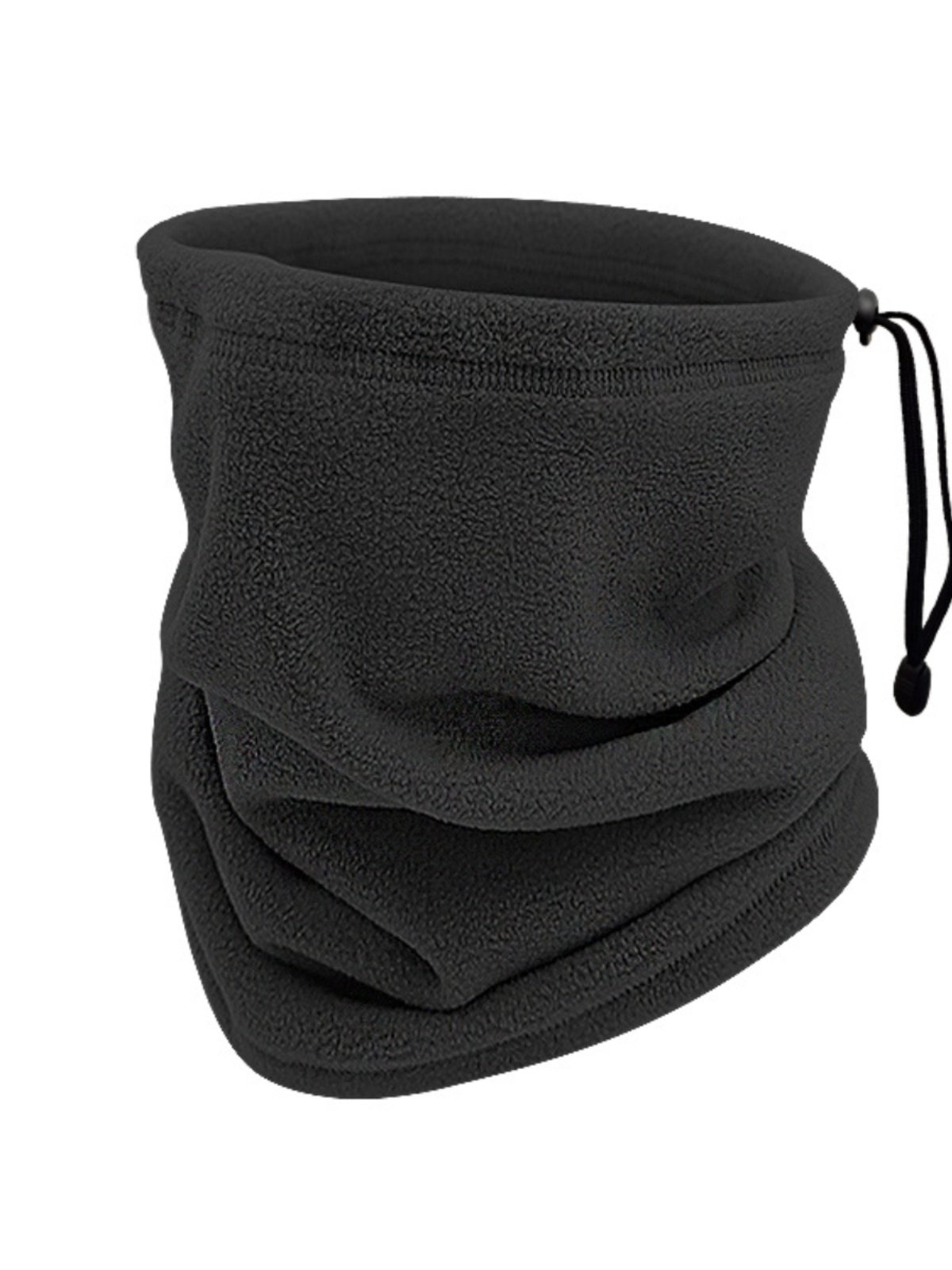 In the winter, twitching velvet twits on the outside of the cycling husk turban