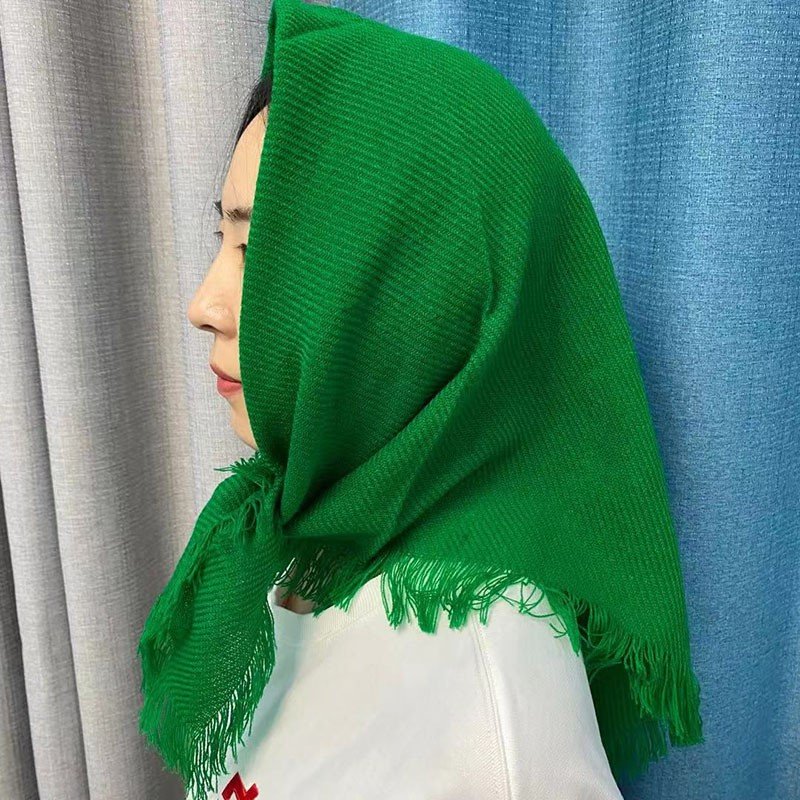 The old rural lady with the turban and the old woman with the turban