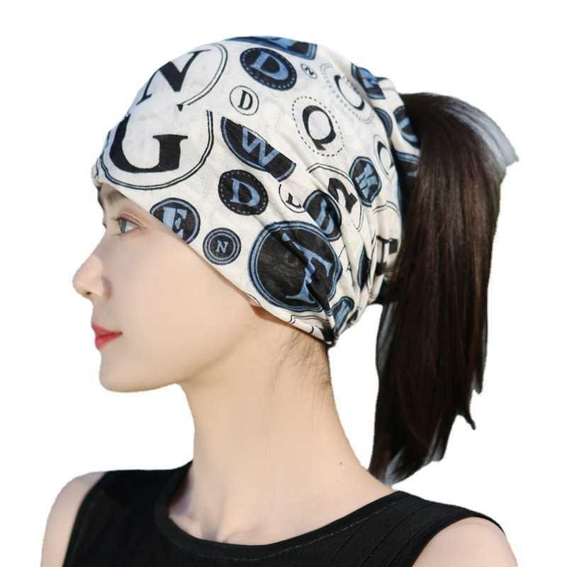 # Cover your neck with a thin summer sunscreen #
