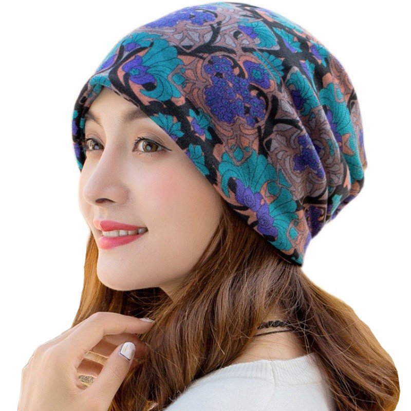 "Autumn and winter scarf lady turban and wind mask rides warm twirl hats with necks."
