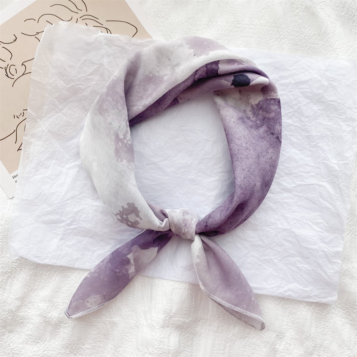 The Korean version of the turban with the silk turban on it