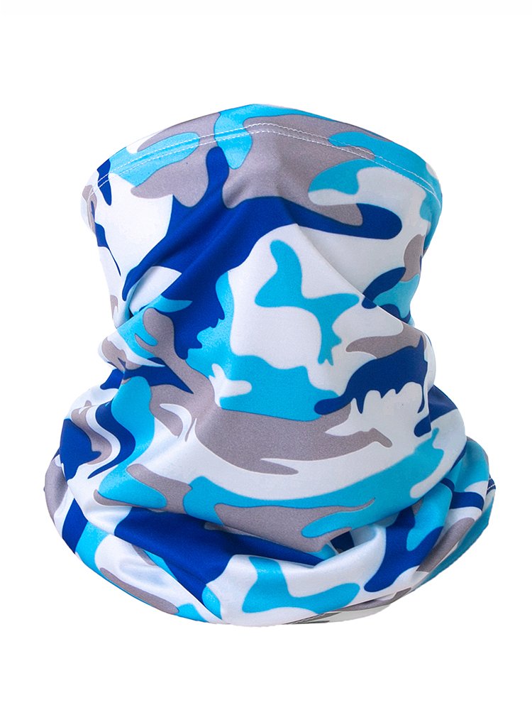 Ice masked men and women with their summer necks covered with sunshield turbans, men climbing around the mountains to protect their cuffs