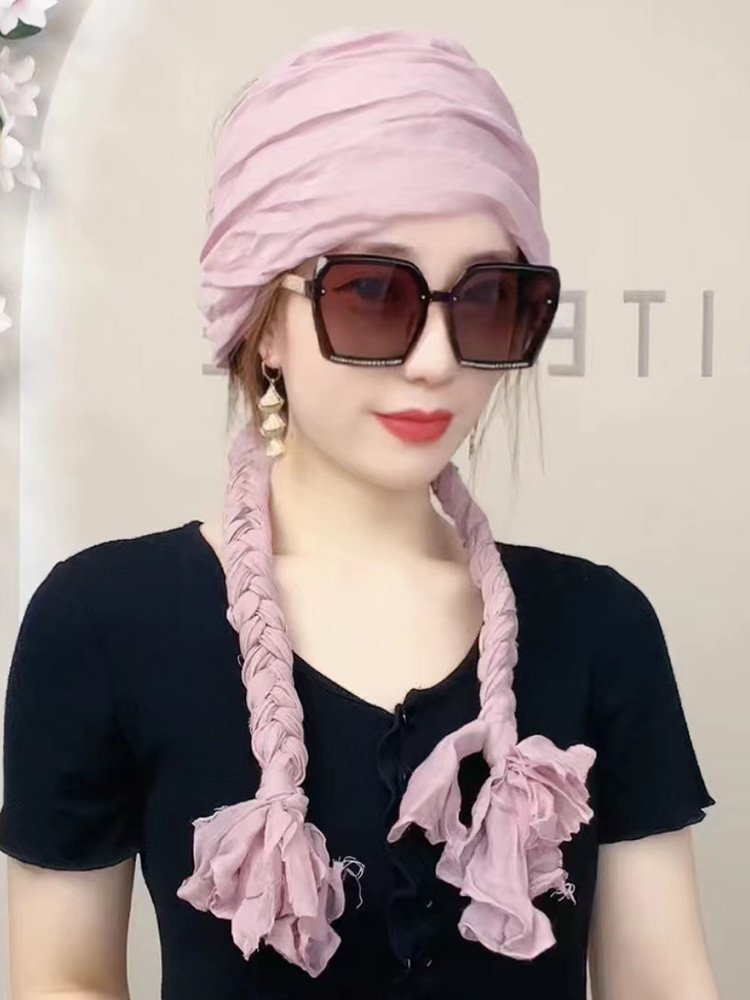 The new red scarf, the red scarf, the twilight turban, the turban shawl