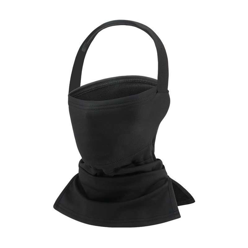 Winter ski masked face-to-face, wind-to-wind towel ride-to-hill, warm face-to-season, neck-to-wind hood