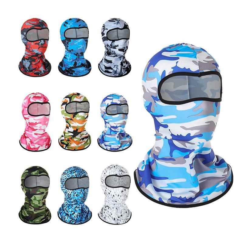 Sun-proof turban-covered twilight bicycles, twilight-covered motorcycles, men and women, rising in summer