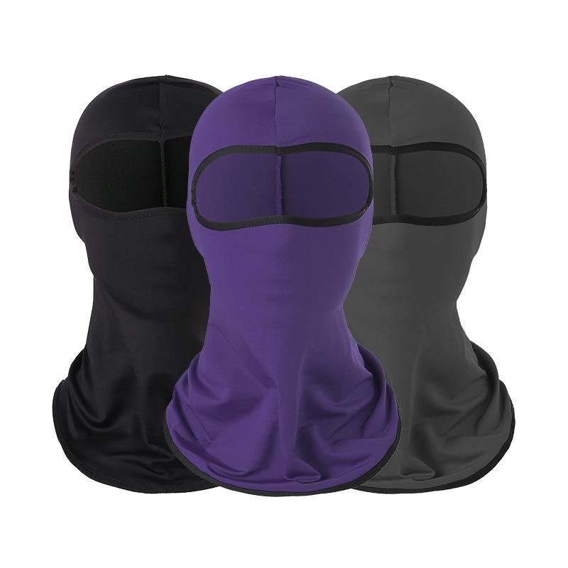 Sun-proof turban-covered twilight bicycles, twilight-covered motorcycles, men and women, rising in summer