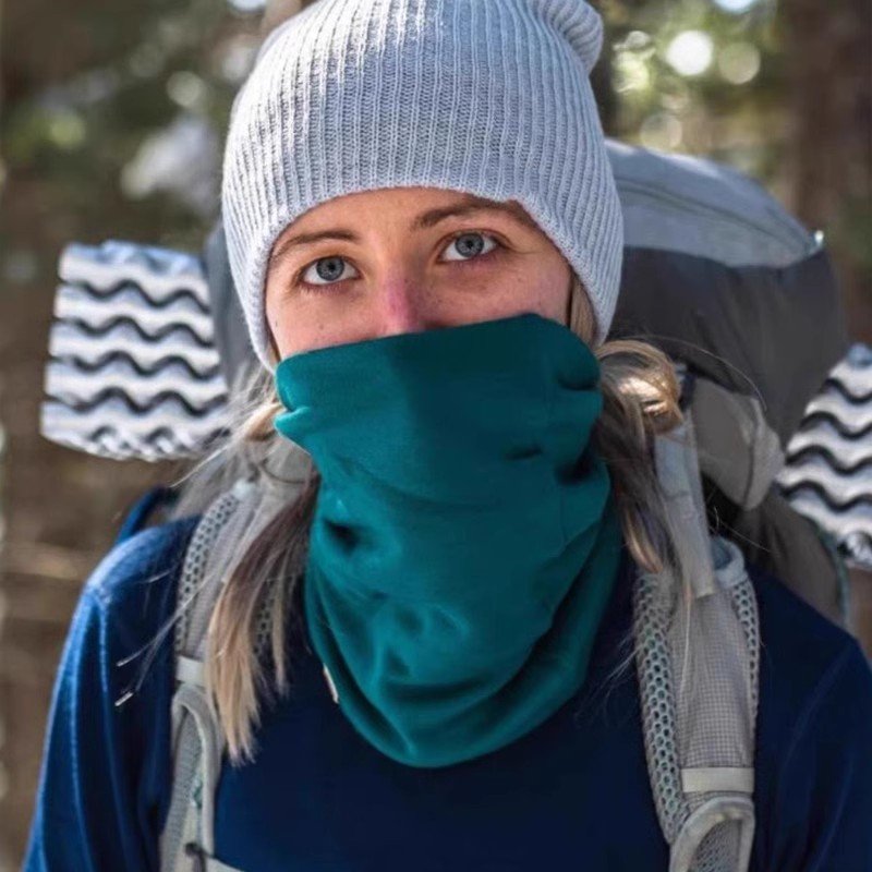 Outdoor male and female Melinau wool and wind-covered turban drying and gas-resistant for four seasons