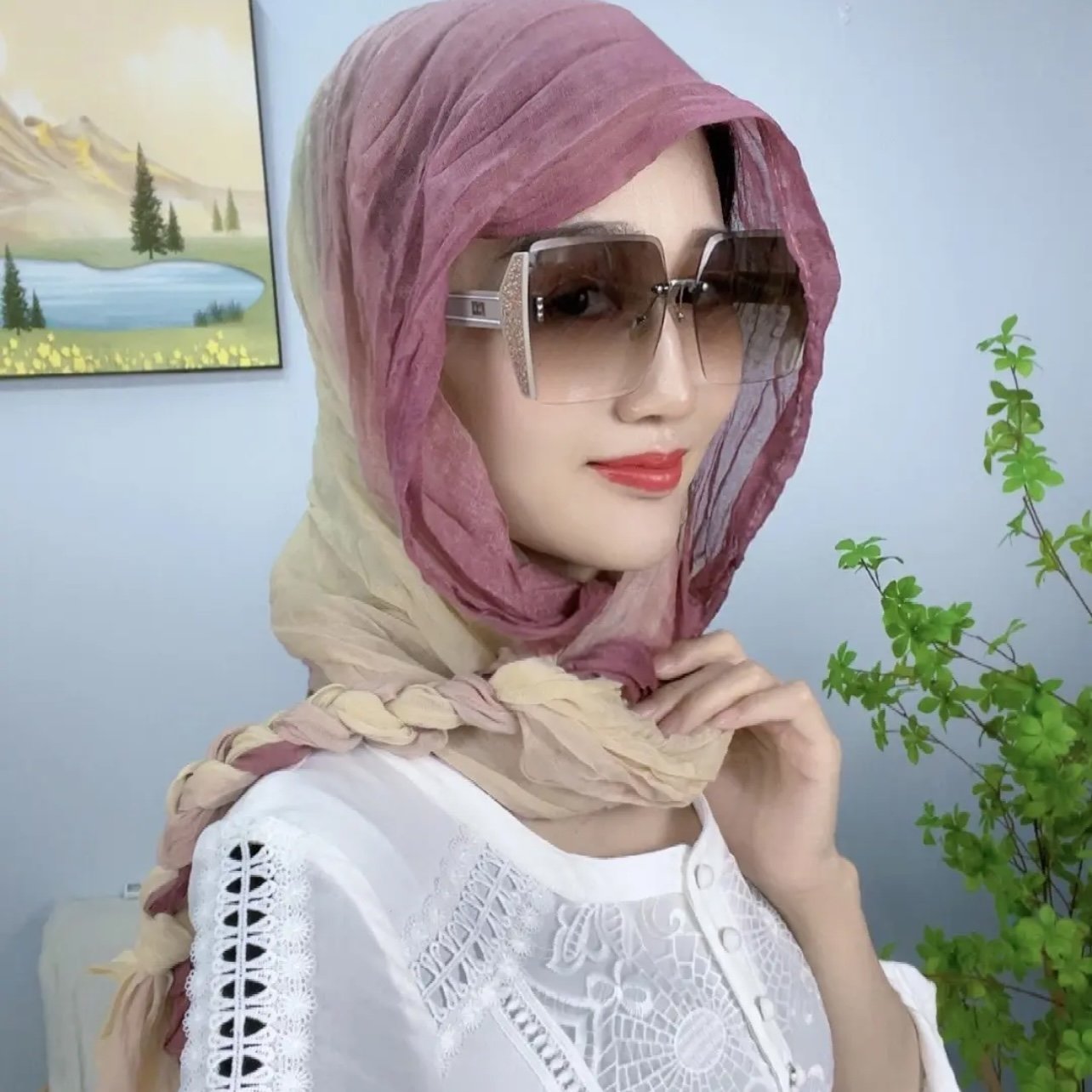 The turban is sun-proof and turban-sun-covered