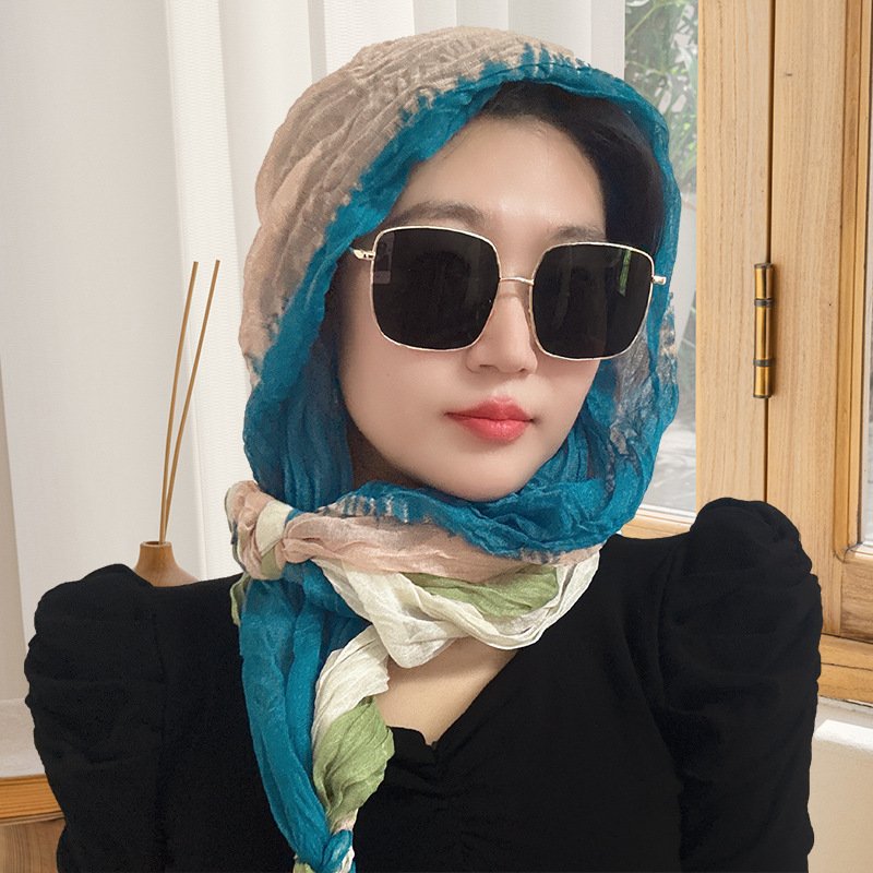 ♪ A turban-free turban-proof summer scarf hat travels ♪ New paragraph 2024