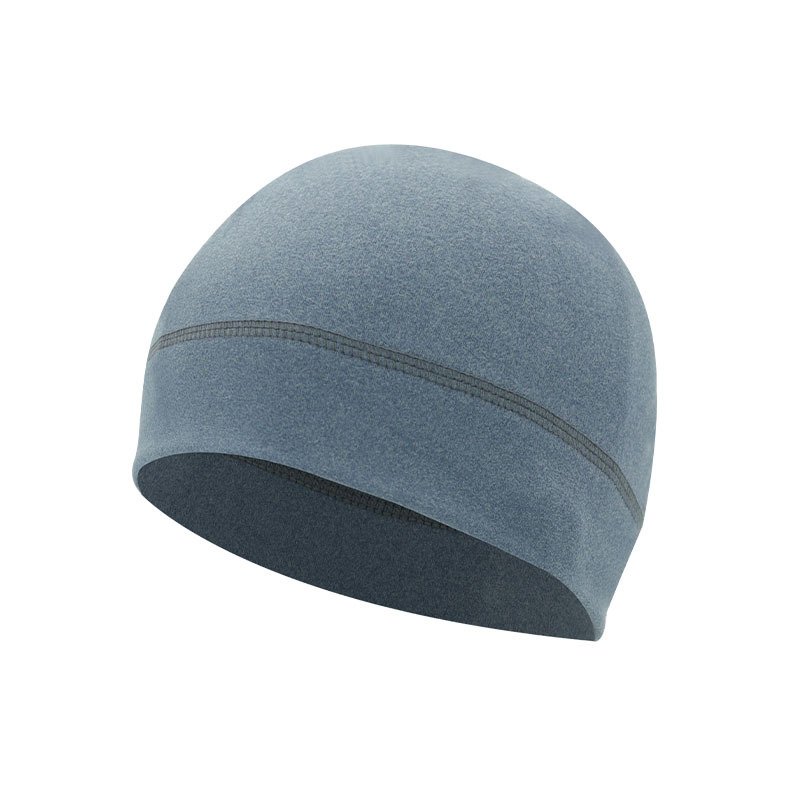 The man in the hat runs the winter warmer, cold-headed, cold-cap nightcap, and she rides the sweat turban