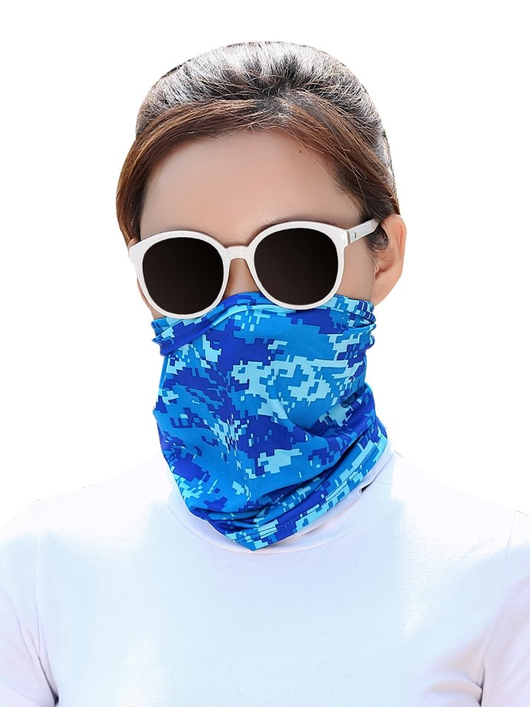 The sun-proof mask, the ice-covered turban, protected the neck and the summer fishing magic