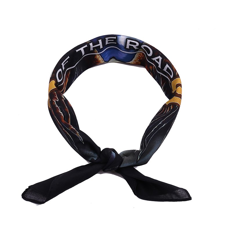 Harley Indian biked a hip-hop turban, dust towel, wind towel
