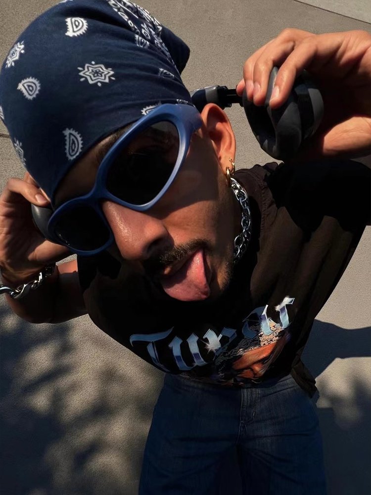 The hip-hop cashew turban turban girl Bandana American-American hip-hop hairdresser