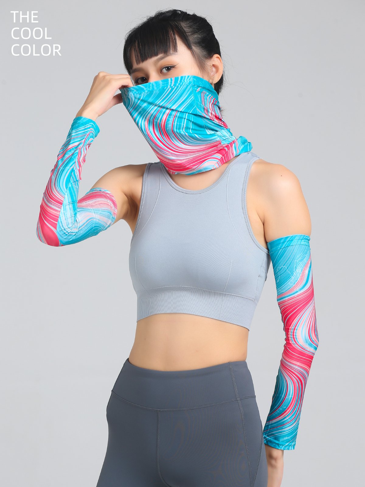 "Summer thin-wielding magic turbans on a hooded motorbike, dry-dry air-turban men and women