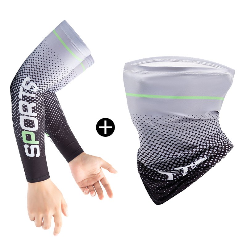 Two sunscreens, ice-skinned sleeves for men and women