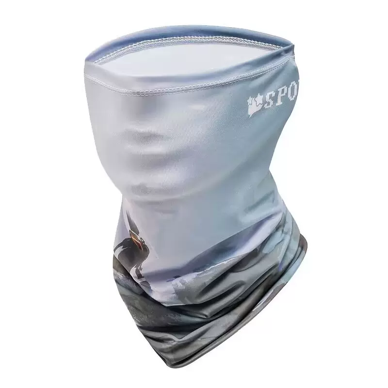 The sunscreen male ice-skinned turban-covered and neck-covered, summer turban-fishing equipment