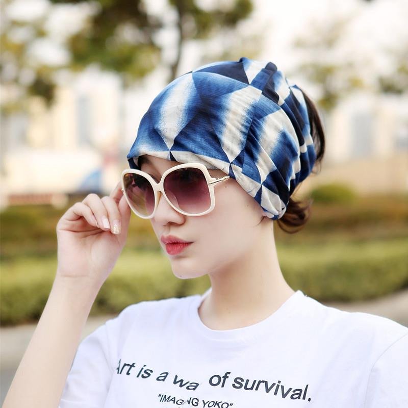 "Summer sun-covered turban caps and ice-swipe neck-covered turbans and turbans."