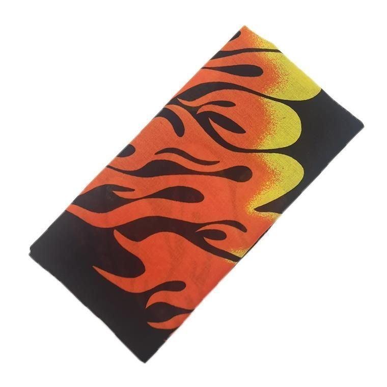 the hip-hop turban on both sides of the flame turban
