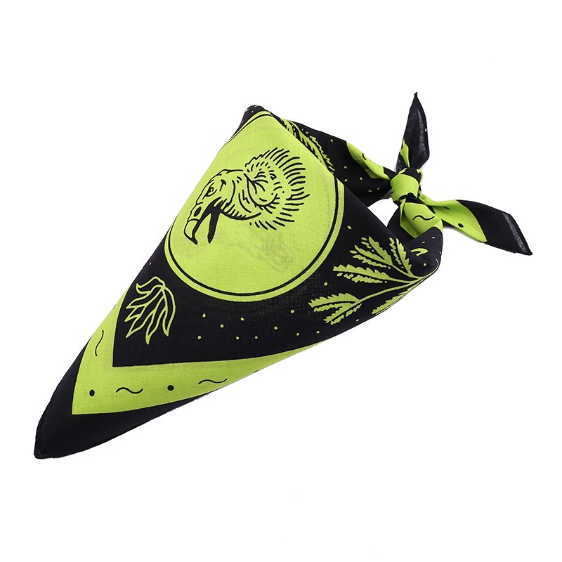 THE BLACK, GREEN, TURBAN-SKULL, TURBAN-REPEATED, TURBAN-SKINNED, TURBAN-SWAP-SHAW-SHAW-SWAP-SWAP BANDANA