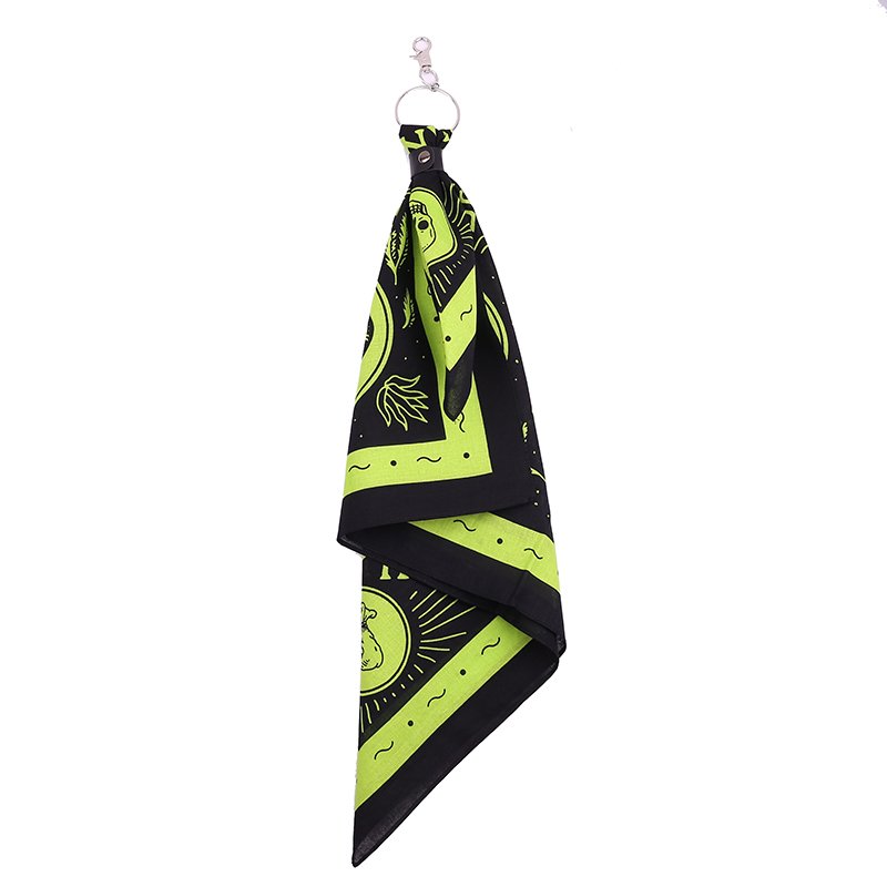 THE BLACK, GREEN, TURBAN-SKULL, TURBAN-REPEATED, TURBAN-SKINNED, TURBAN-SWAP-SHAW-SHAW-SWAP-SWAP BANDANA