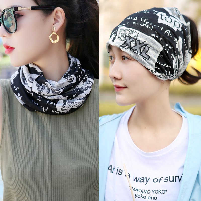 Summer sun-proof ice-skinned neck-scarved girl