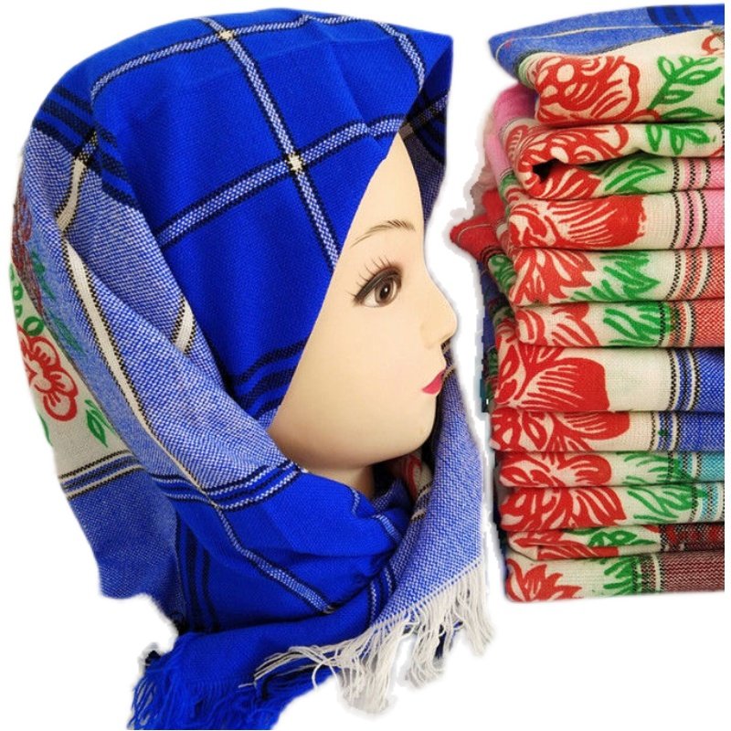 The old-fashioned turban for old-age turbans, which is encrypted by a pure cotton scarf